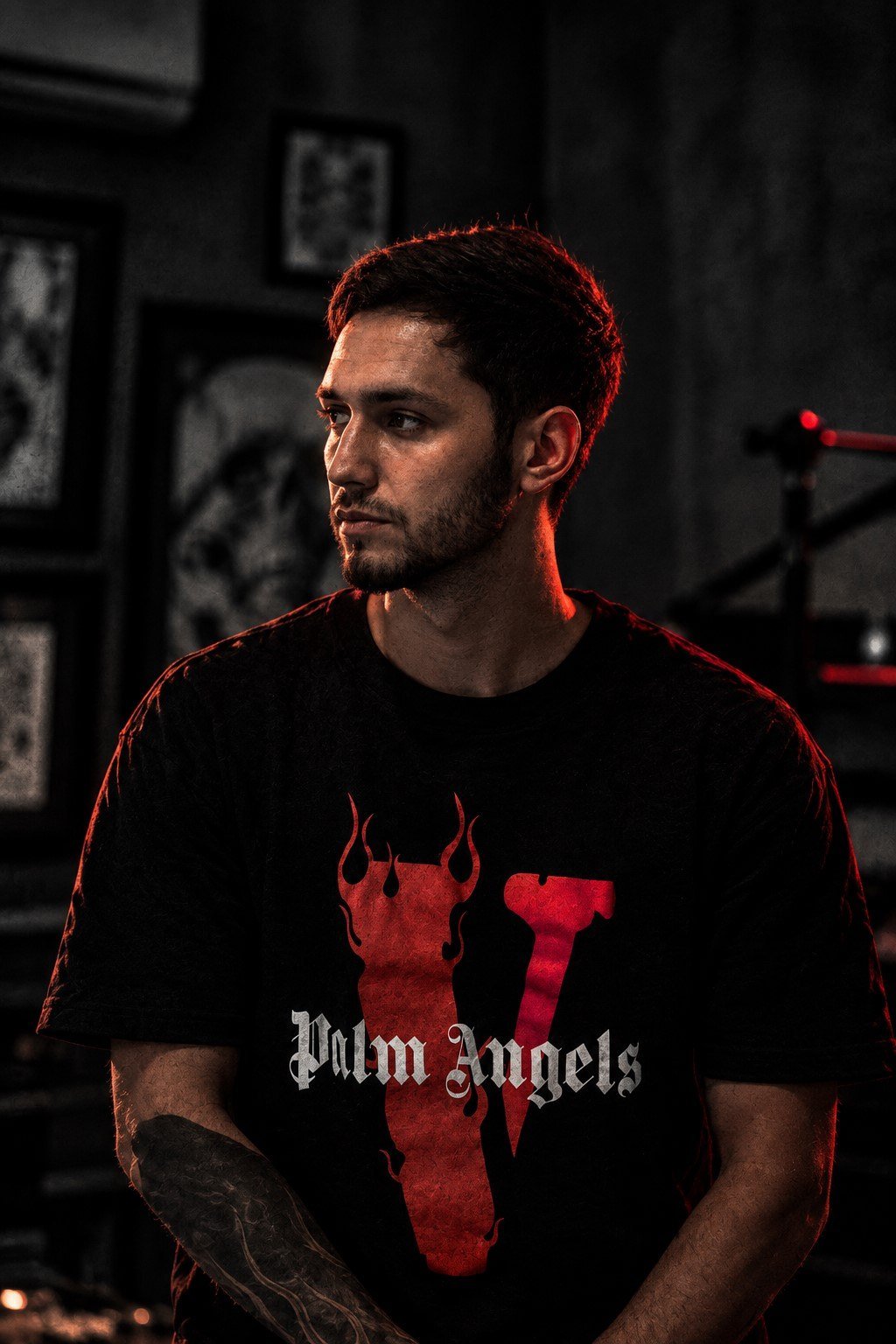 Retrato de Jorgin, tatuador em Curitiba
